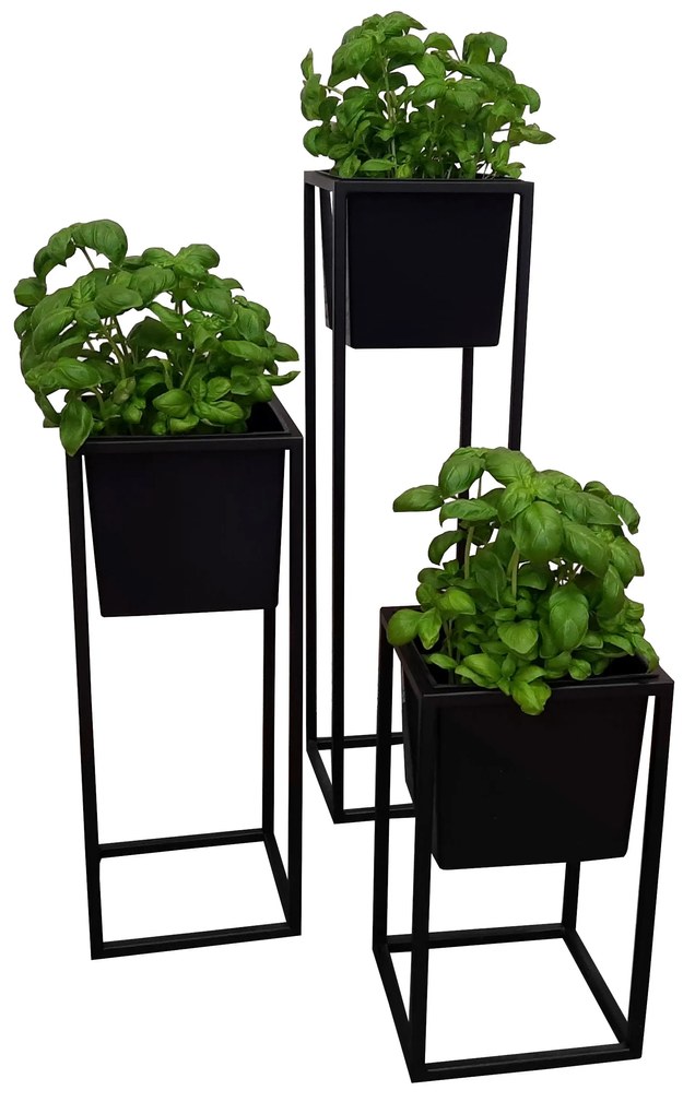 KWIETNIK STOJĄCY LOFT STOJAK NA KWIATY 20x20 70cm