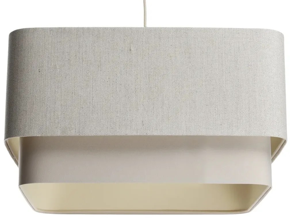 Lampa wisząca KWADRO DUO 002 51x47cm kremowa BPS KONCEPT