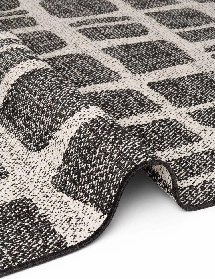 Czarno-kremowy dywan odpowiedni na zewnątrz 160x230 cm Haringey Ruskin – Ted Baker