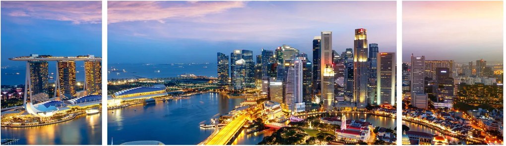 Obraz - Singapur, Azja (170x50 cm)