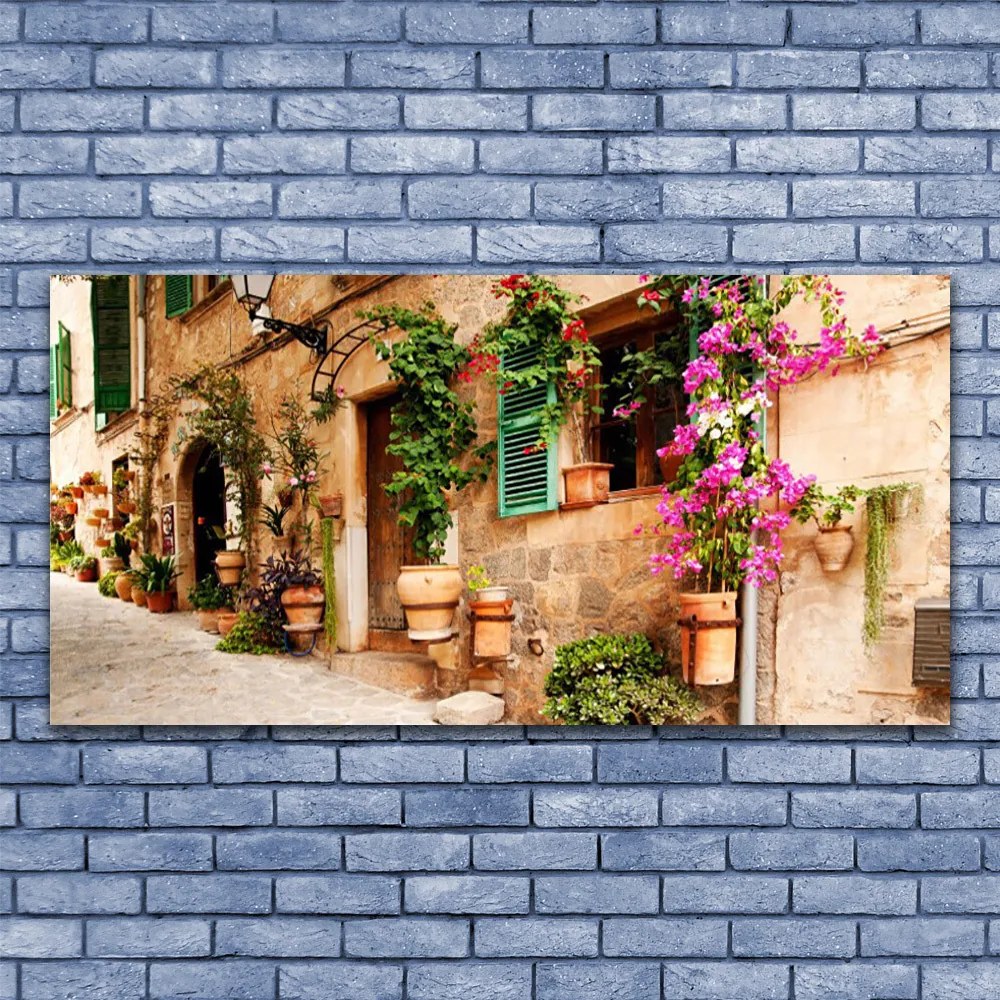 Obraz na płótnie Minimalistyczna Bryła Domu