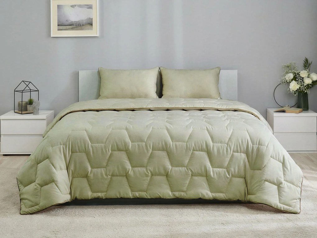 Poduszka i kołdra Adaptivego Lux z termoregulacją 140x200 cm CAMEO ROSE