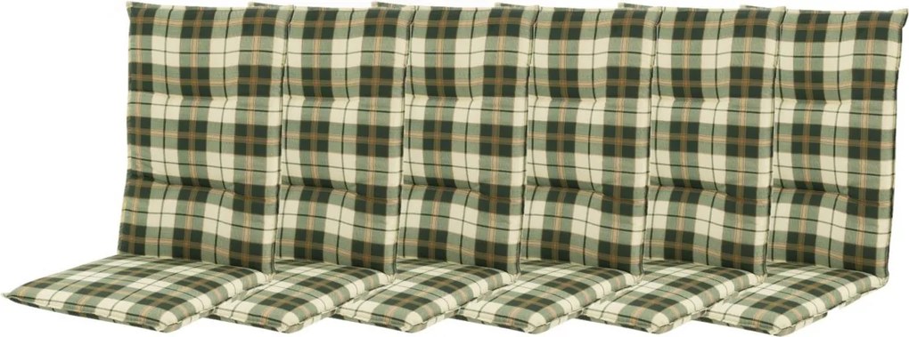 Doppler SPOT 129 - zestaw 6 szt. poduszek na krzesło z wysokim oparciem