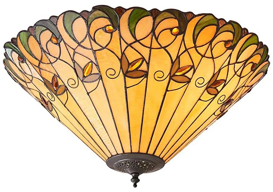 Endon 70706 - Lampa sufitowa Tiffany JAMELIA 2xE27/60W/230V Ø 50 cm