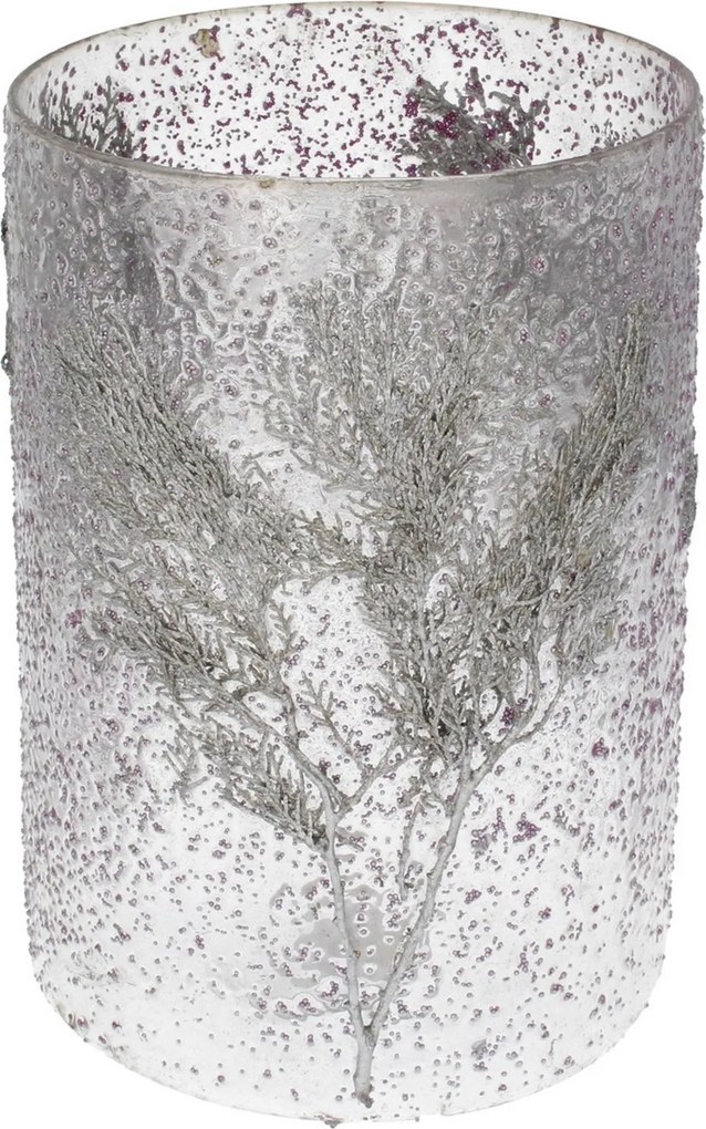 Świecznik Twig II ⌀20cm silver