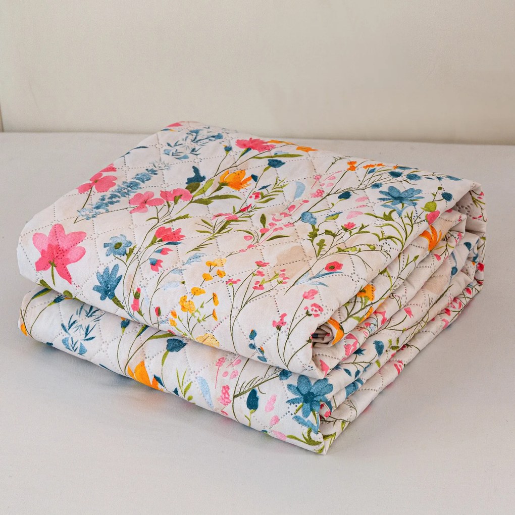 Narzuta na łóżko MILLEFLEUR, kolorowa Rozmiar: 170 x 210 cm