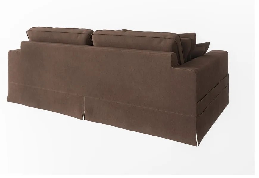 Ciemnobrązowa sofa 236 cm Nora – Ropez