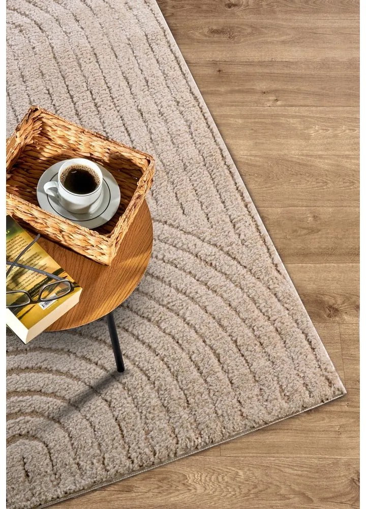Szarobrązowy dywan 80x120 cm Panglao New York Taupe – Elle Decoration