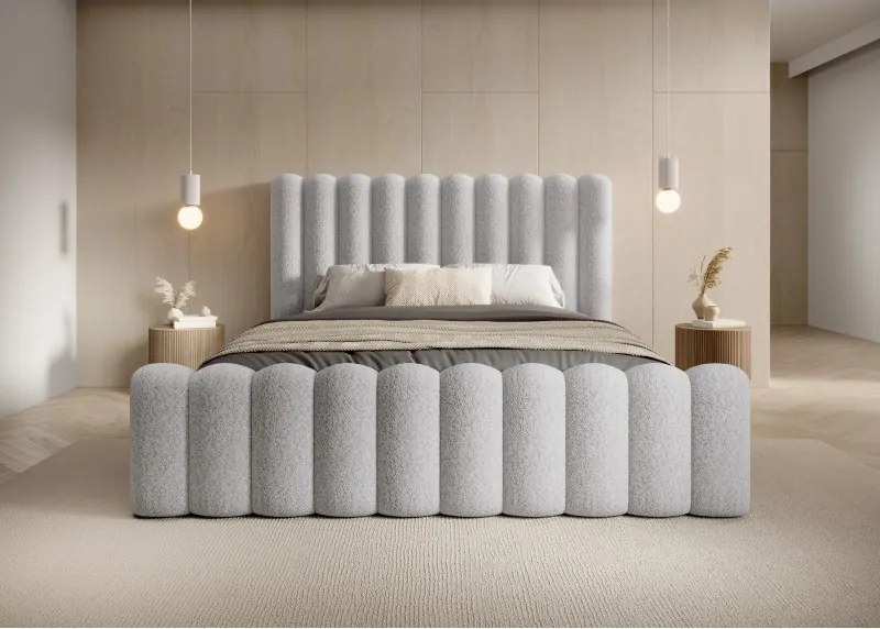 Łóżko Mona VII 140 w tkaninie Abriamo 05