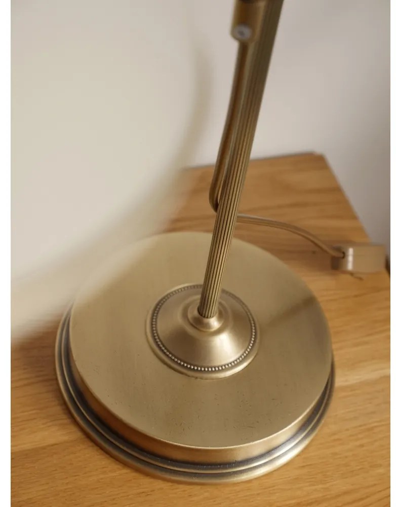 Lampa stołowa z abażurem L-B1W