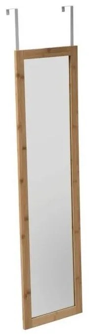 5five - Lustro wiszące na drzwi DOOR 110x30 cm bambus