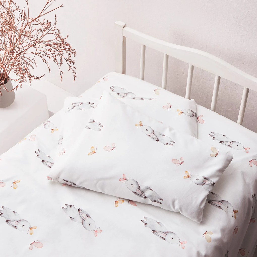 Pościel dziecięca w delikatnych kolorach 100x135cm