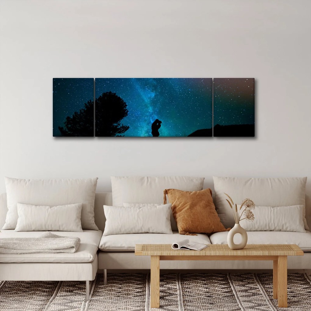 Obraz - Spotkanie pod gwiazdami (170x50 cm)