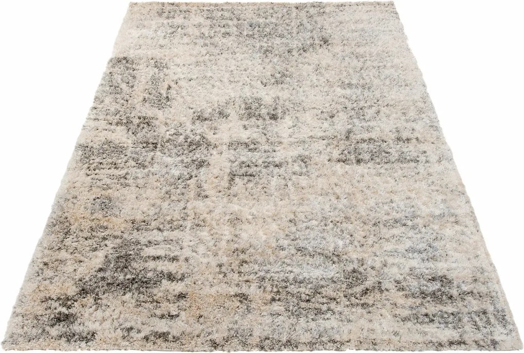 Prostokątny jasnoszary dywan w nowoczesnym stylu L6-T06