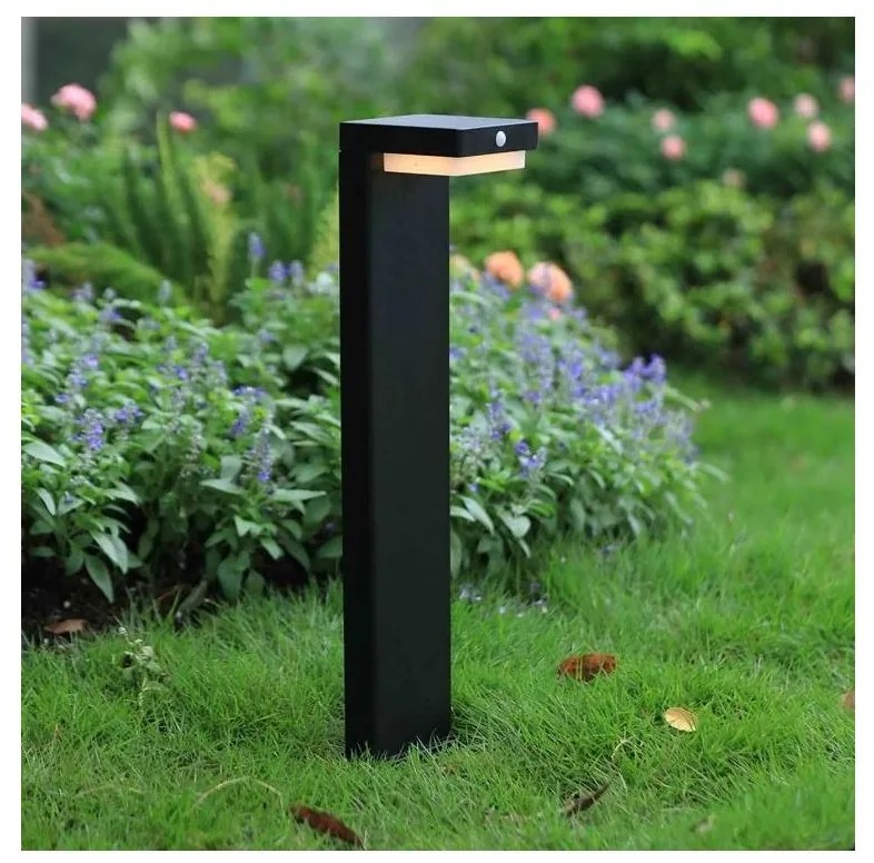 Zuma Line PT33813 - Lampa solarna LED GRID 4,5W 2000mAh IP44 czarna