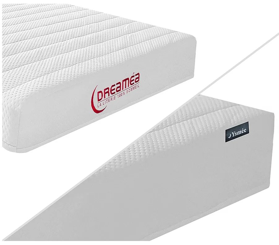 Materac relaksacyjny z lateksową warstwą wierzchnią ELECTRE marki DREAMEA gr. 14 cm - 90x200 cm