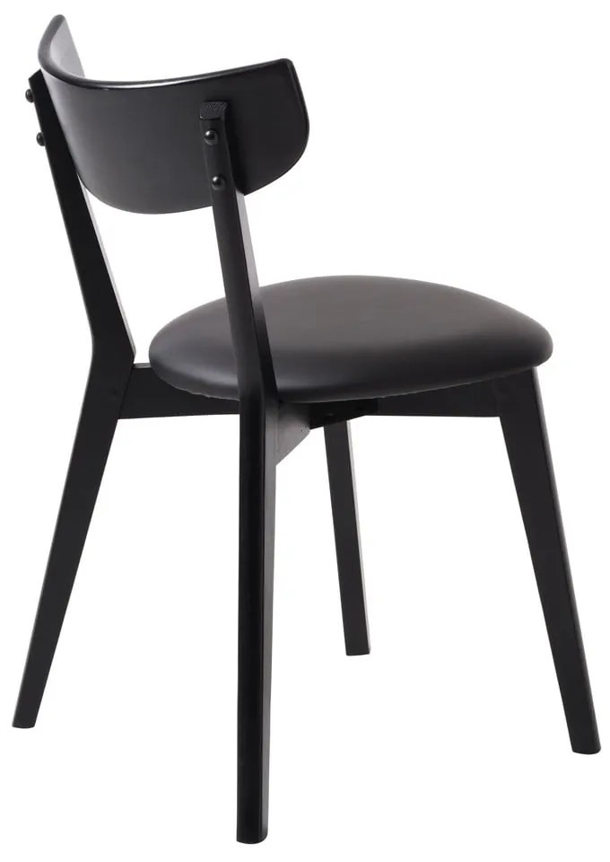 Czarne krzesła zestaw 2 szt. Pero – Unique Furniture