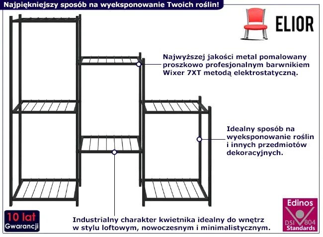 Stojak Na Metalowy Kwiaty Labis