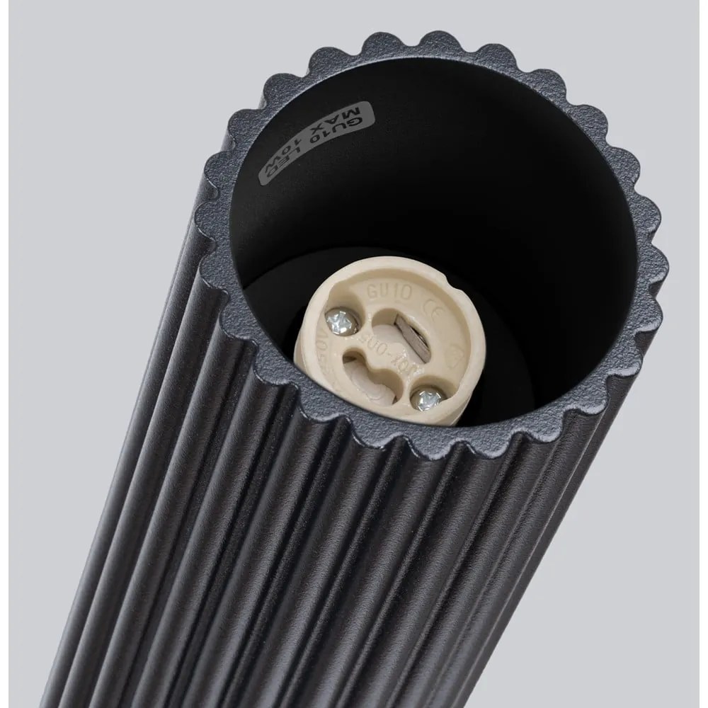 Czarna lampa punktowa Gleam – Sollux