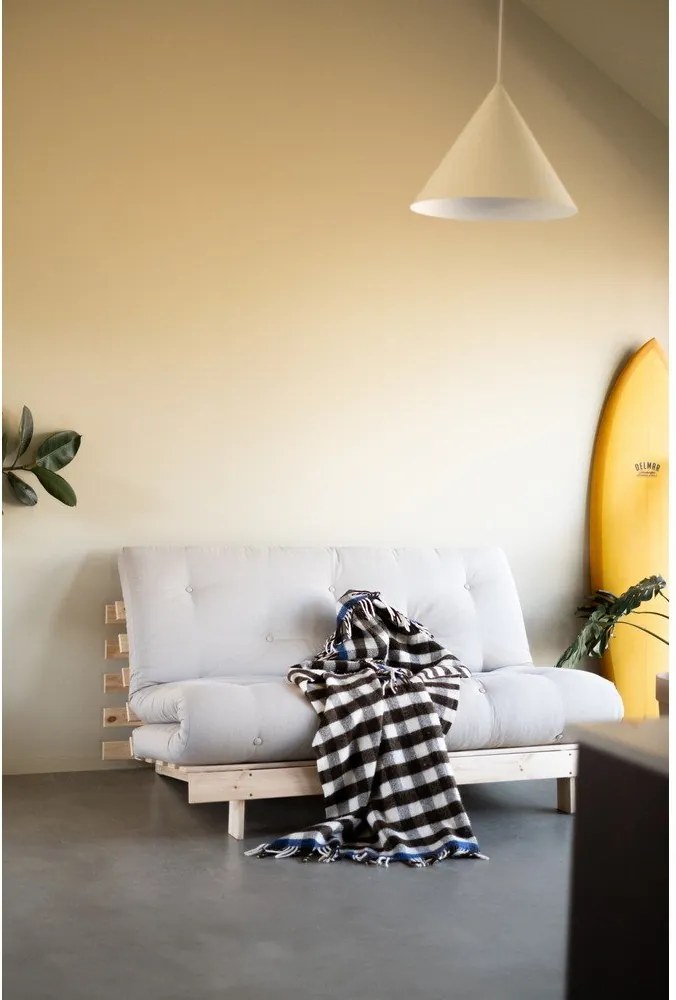 Szara rozkładana sofa 160 cm Roots – Karup Design