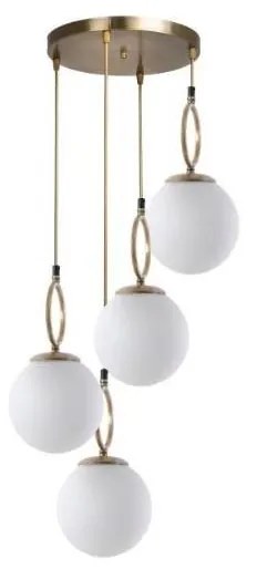 Lampa wisząca MORINO 4xE27/60W/230V na linkach