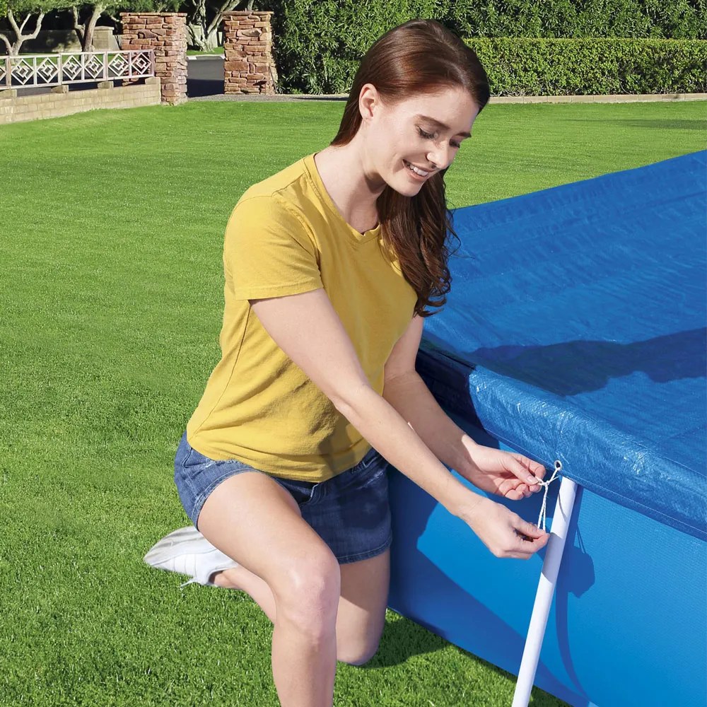 Przykrycie na basen stelażowy 259 x 170 cm BESTWAY