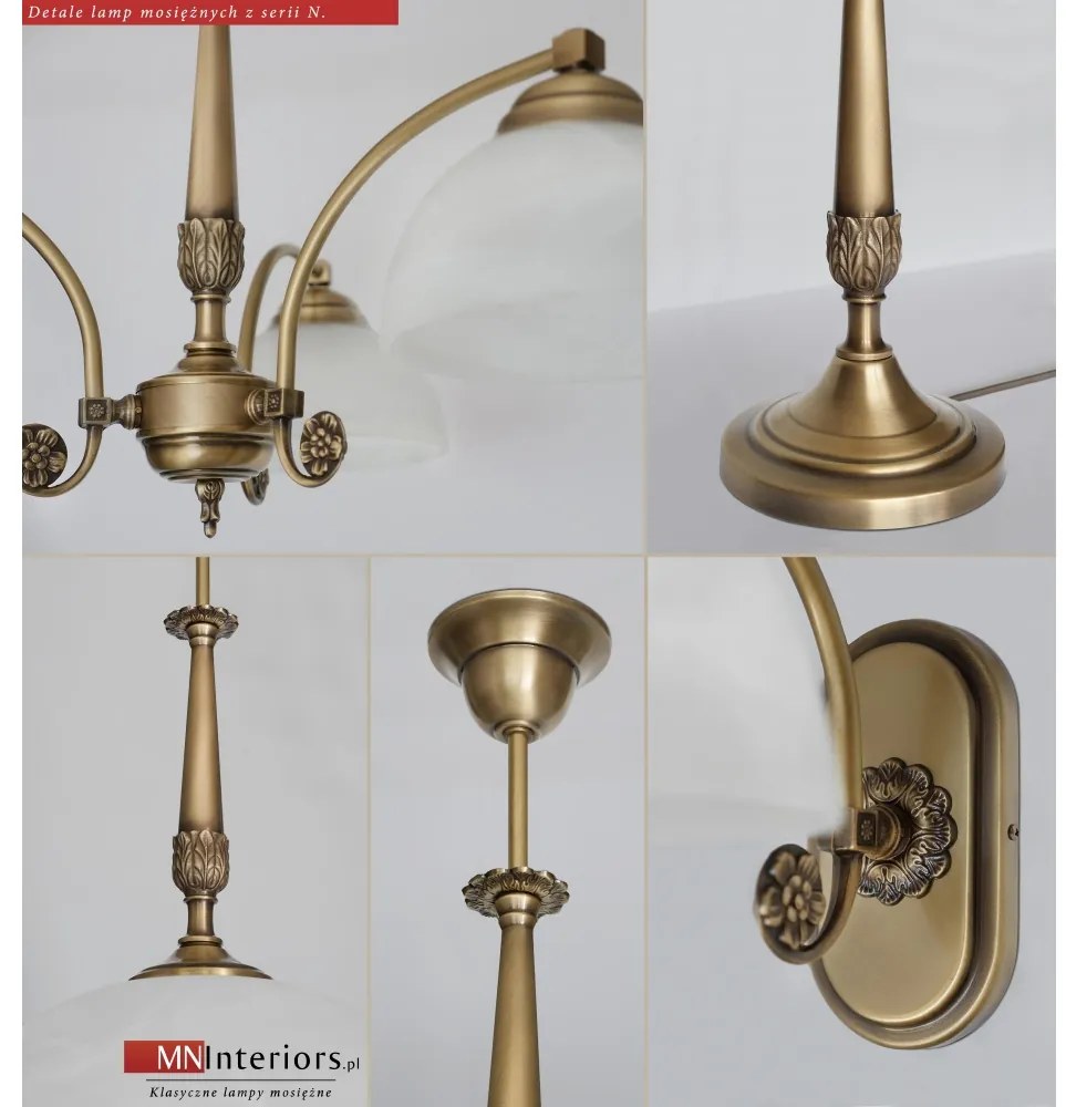 Lampa podłogowa z mosiądzu N-P1
