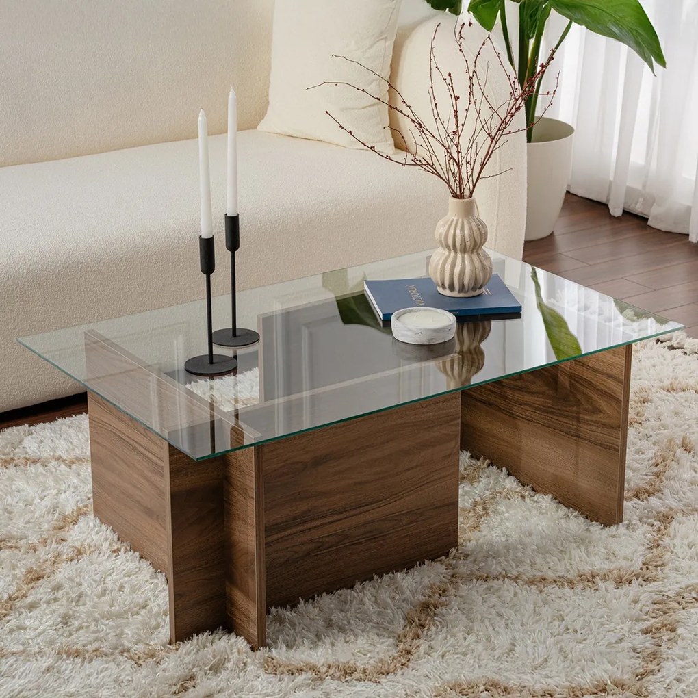 Stolik kawowy Vetrino Walnut