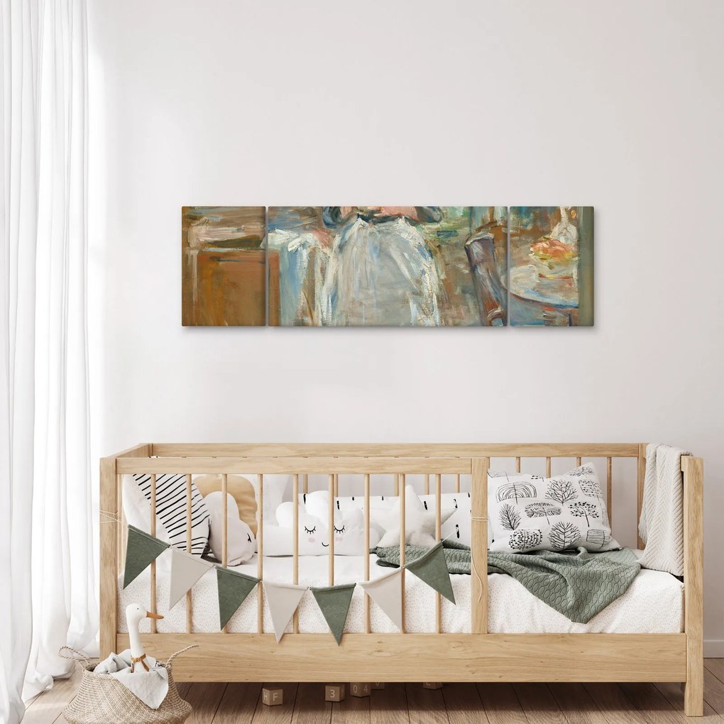 Obraz - Berthe Morisoti, In the Dining Room, reprodukcje (170x50 cm)
