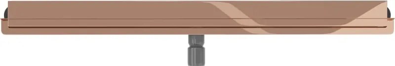 Mexen Flat Wall odpływ liniowy ścienny 2w1 90 cm, różowe złoto - 1630090