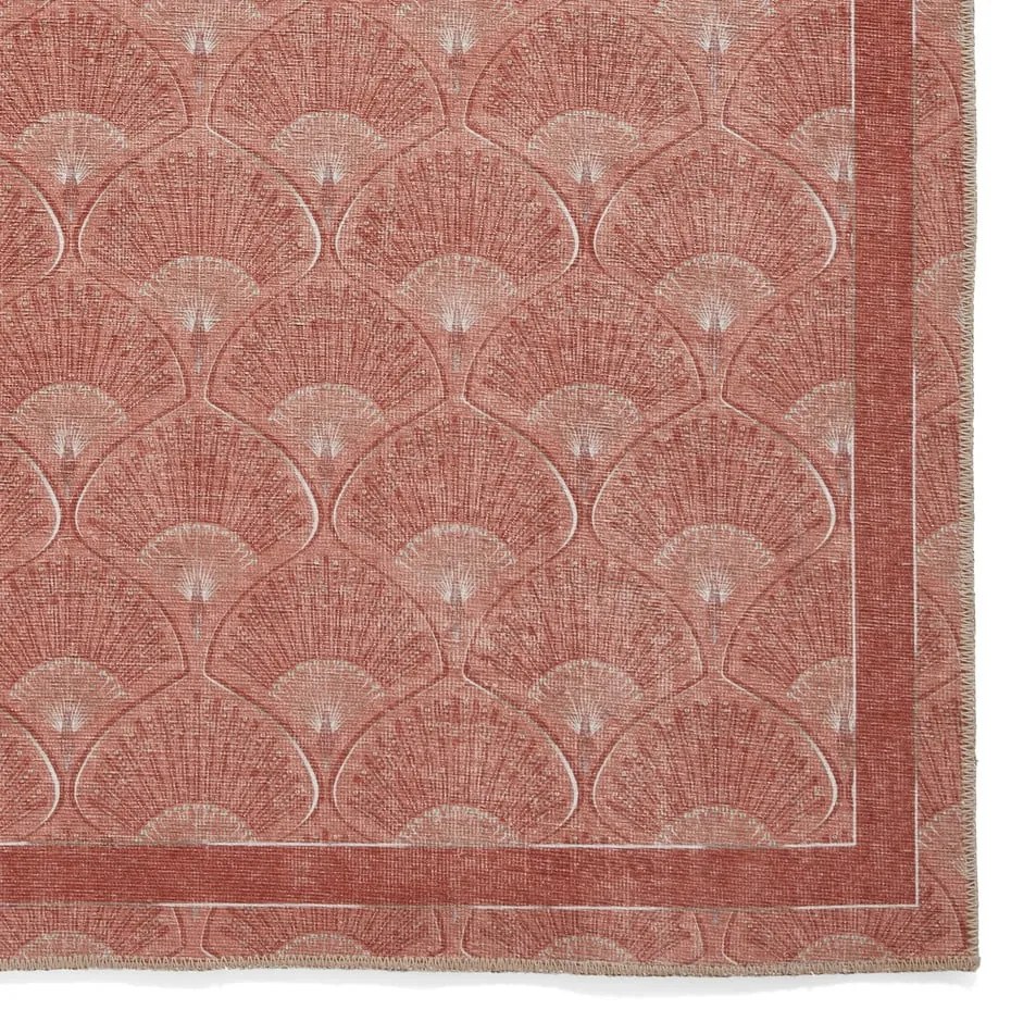 Ceglasty chodnik odpowiedni do prania 61x170 cm Deco Peacock – Catherine Lansfield