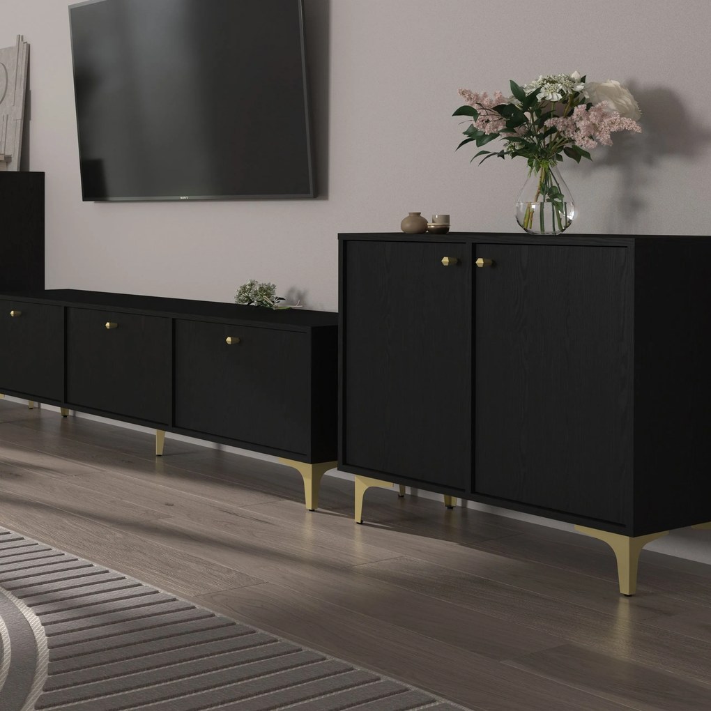 Komoda TORINO 84 cm do Salonu Sypialni Grafit
