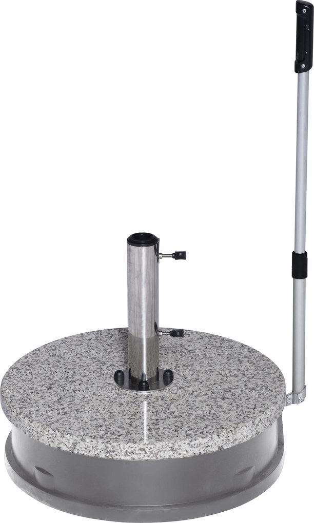 Doppler Ekspert 45kg  Łatwe przenoszenie - mobilny granitowy stojak na parasol