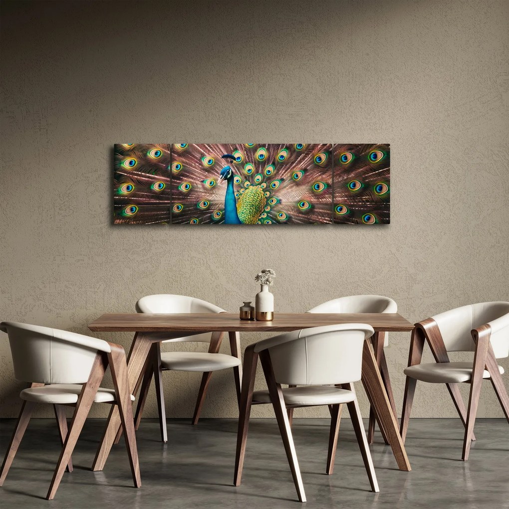 Obraz - Paw (170x50 cm)