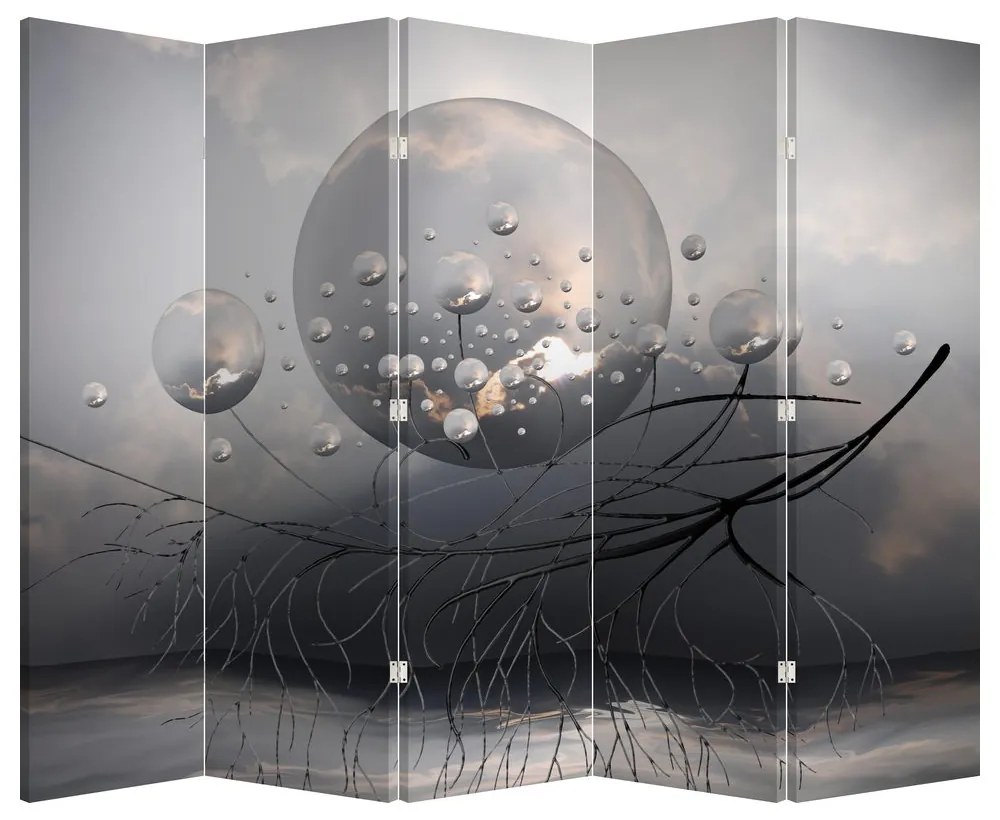 Parawan - Abstrakcyjna kula (210x170 cm)