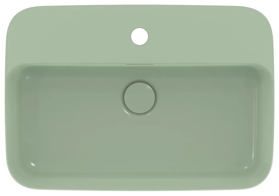 Zielona ceramiczna umywalka 55x38 cm Ipalyss – Ideal Standard