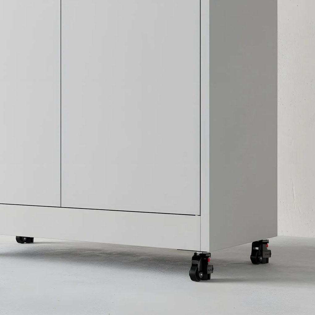 Kółka do szaf 90 x 397 x 85 mm