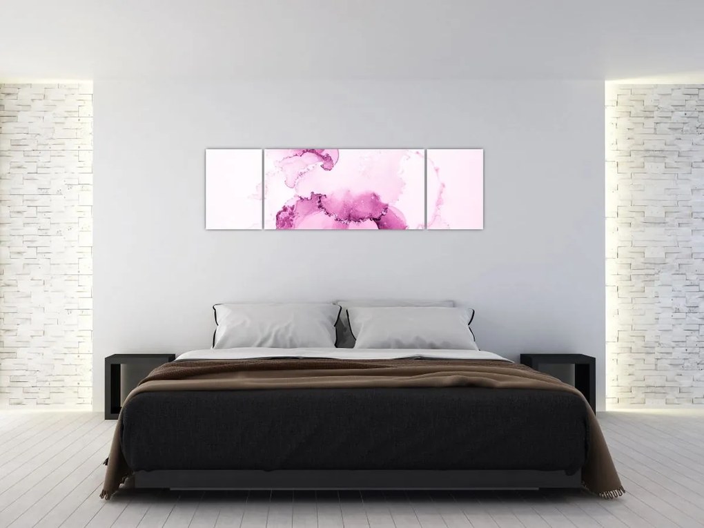 Obraz - Różowy wystrój (170x50 cm)