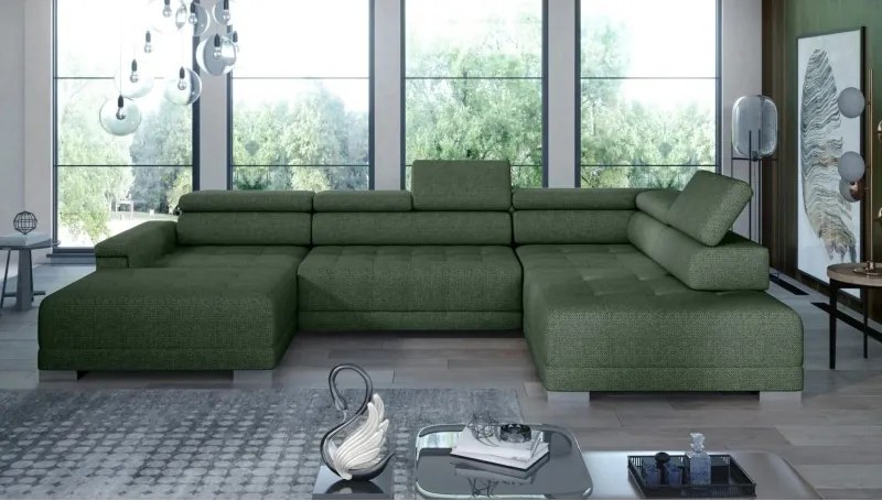 Narożnik CAMPO XL z elektryczną regulacją siedziska WERSAL