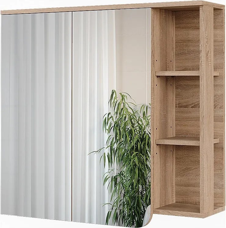 Szafka z lustrem sonoma 80x20x75 karen