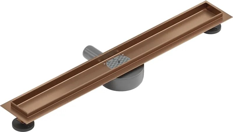 Mexen Flat 360° korpus do odpływu liniowego obrotowy 70 cm, miedź szczotkowana - 1C40070