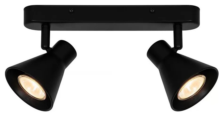 Nordlux - Oprawa punktowa EIK 2xGU10/35W/230V czarna