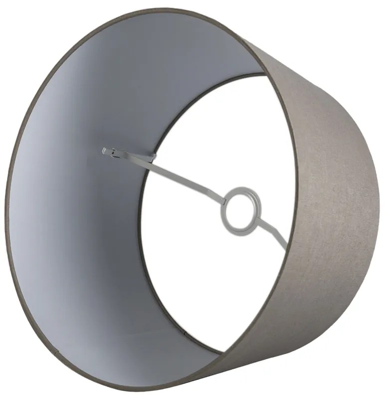 Abażur lniany taupe 45 cm