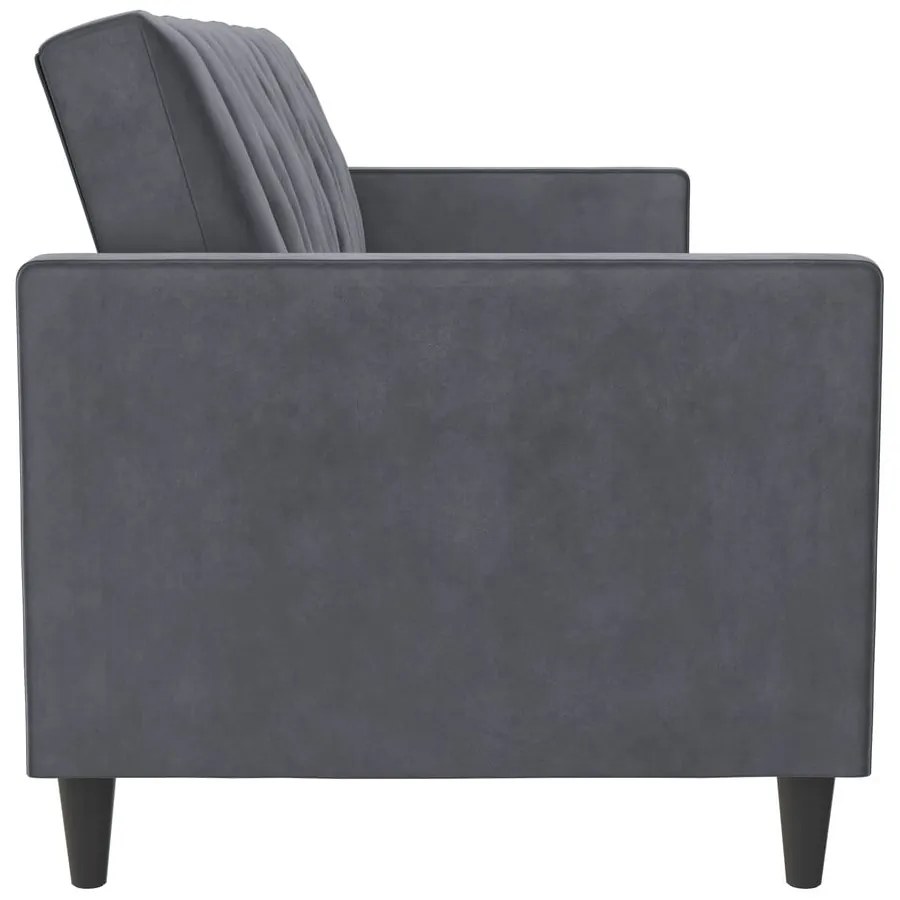 Szara aksamitna sofa 207 cm Celine – Støraa