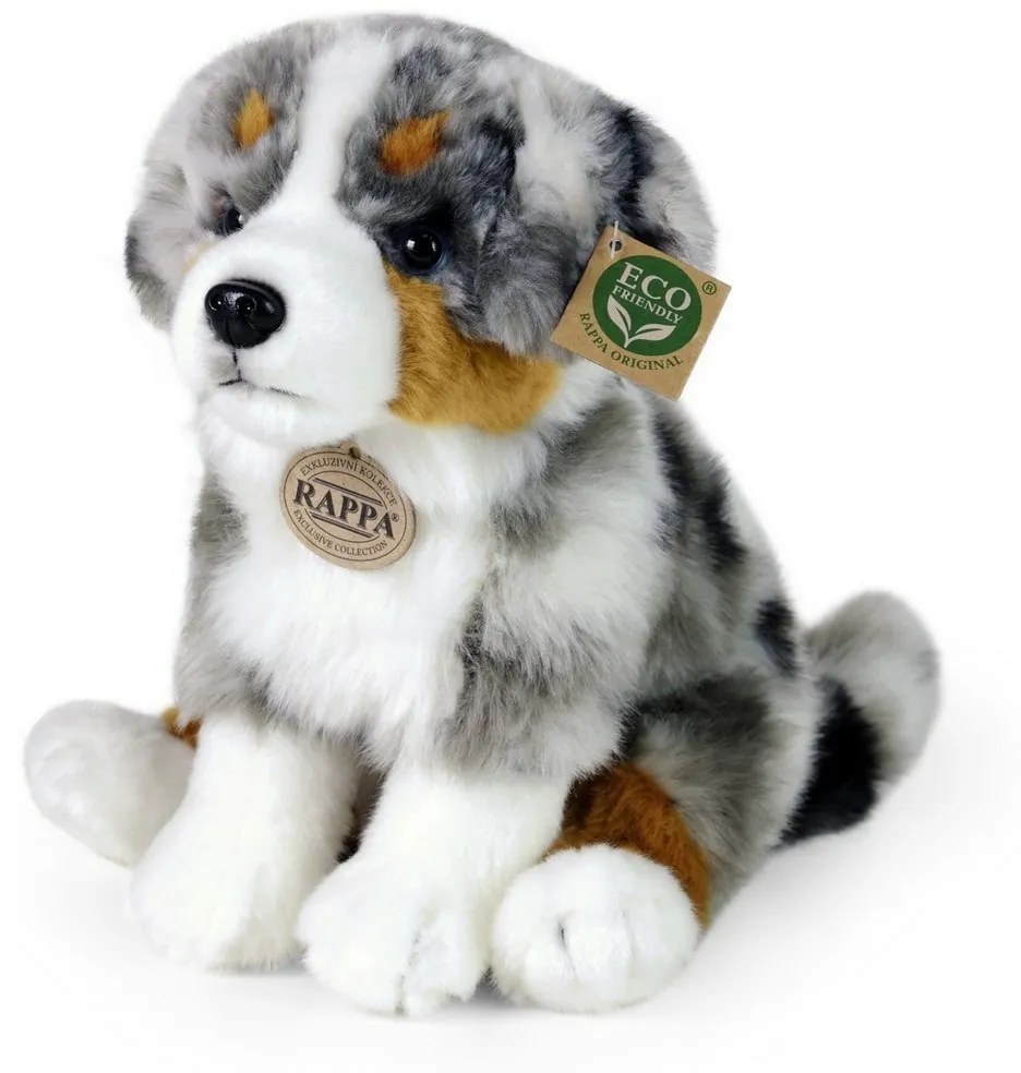 Rappa Pluszowy owczarek australijski siedzący, 30 cm ECO-FRIENDLY