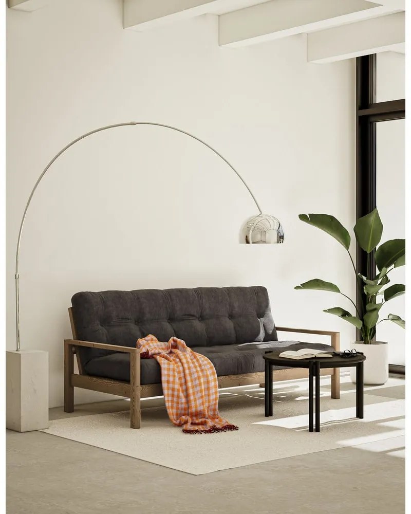 Ciemnoszara rozkładana sofa 205 cm Knob – Karup Design