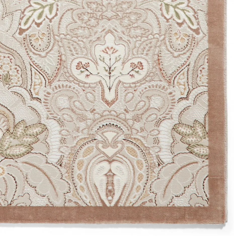 Kremowy dywan 200x290 cm Damask Bronze – Think Rugs