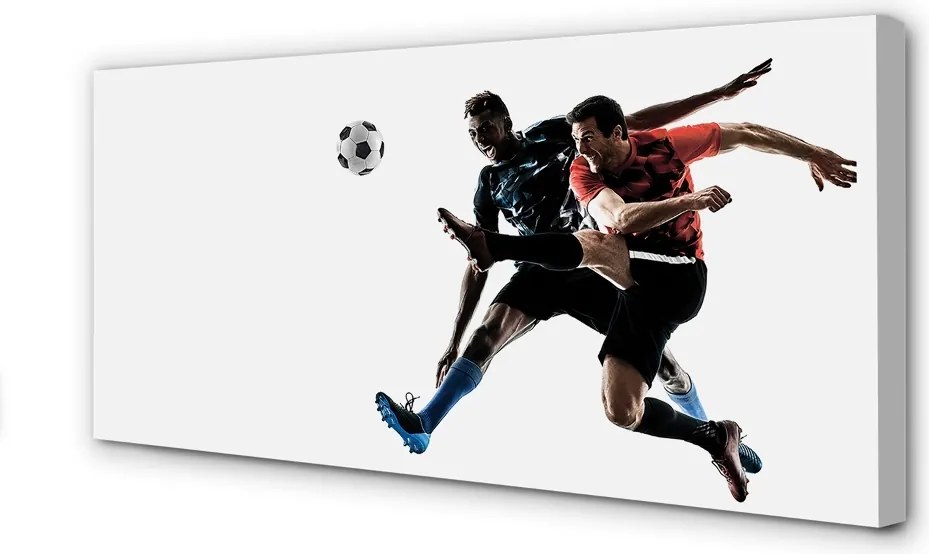 Fotoobraz na płótnie Drużynowa Rywalizacja Na Boisku