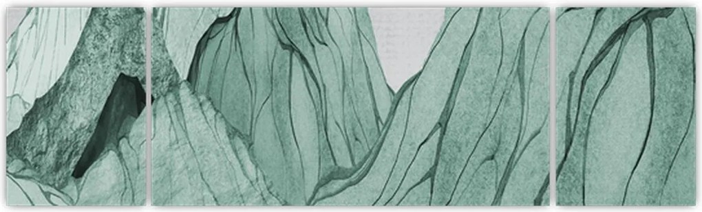 Obraz - Emerald Mountains N⁰1 (170x50 cm)