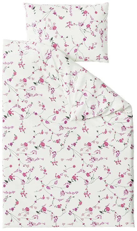 PrzytulneMieszkanie.pl PrzytulneMieszkanie.pl Pościel z kory FLORAL CREAM kremowa Rozmiar pościeli: 70 x 90 cm | 140 x 200 cm